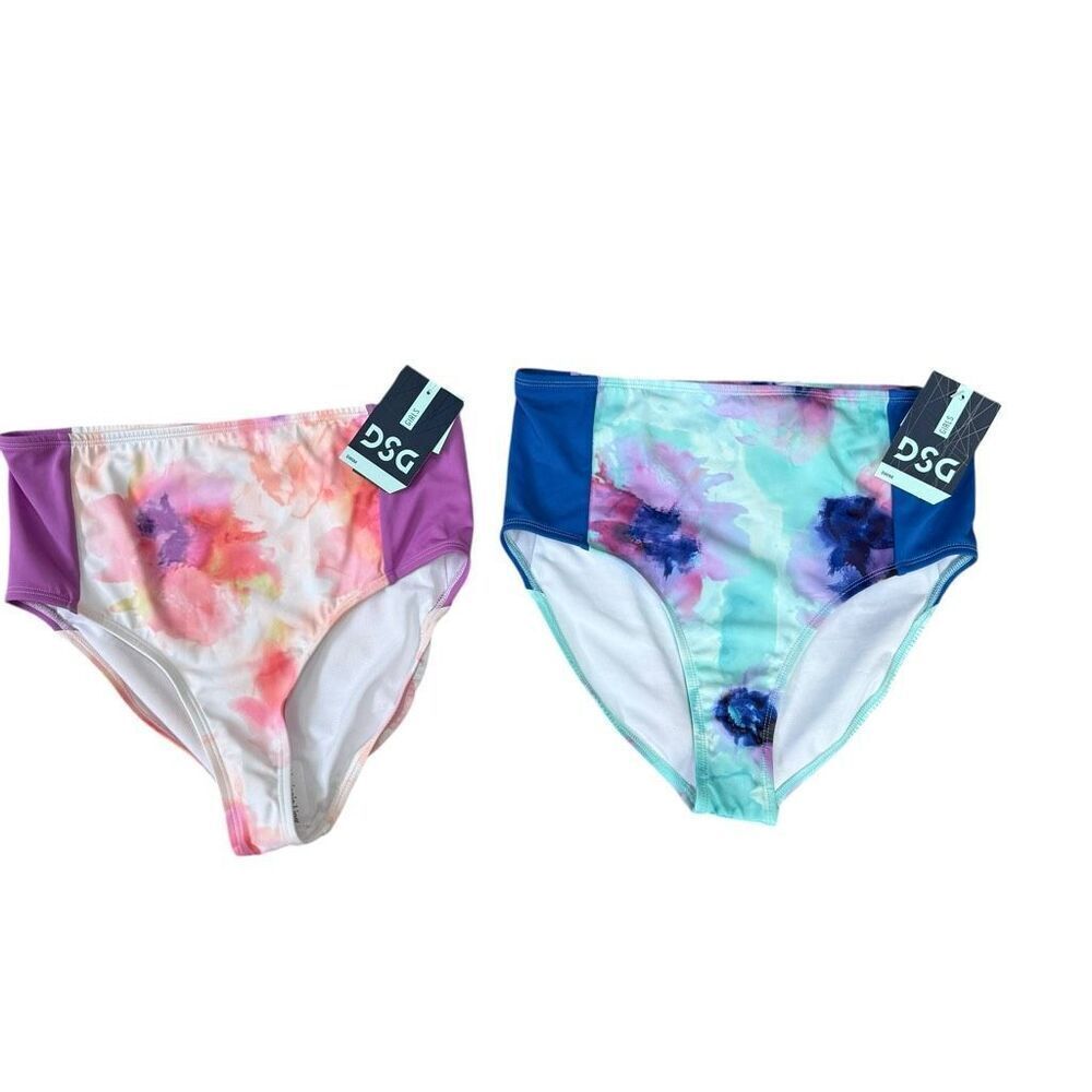DSG set of 2 Girls' Swimsuit bottoms size XL 16 NWT
